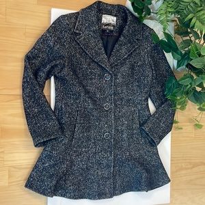 Kensie skirted wool pea coat